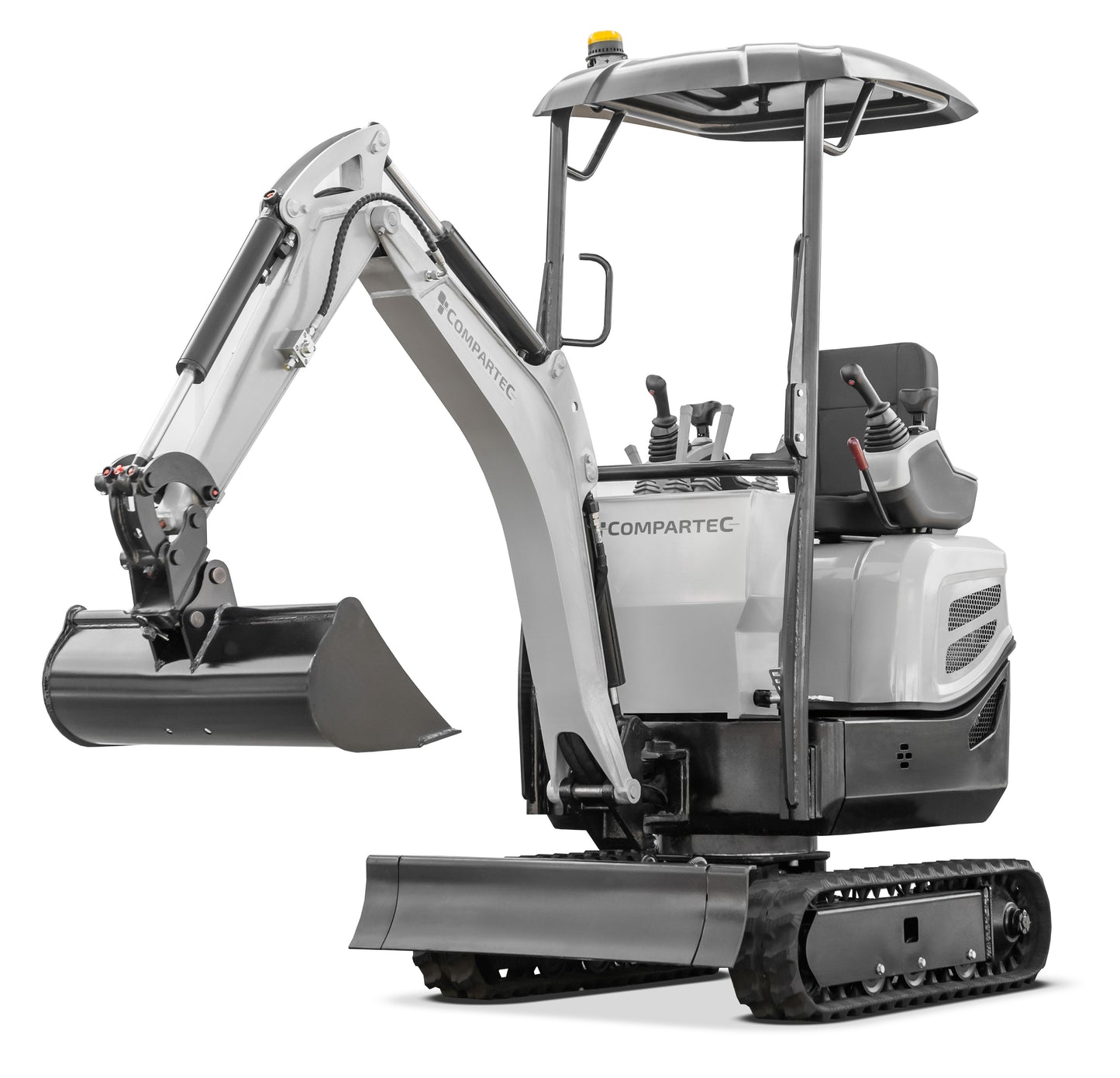 Bobmaster Yanmaster - 3-cylindret diesel Yanmar minigraver, 1200 kg, inkl. skovlsæt