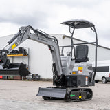 Bobmaster Basic diesel minigraver - 850 kg, inkl. skovlsæt