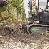 Bobmaster Plus diesel minigraver - 970 kg med drejearm og justerbar undervogn, inkl. skovlsæt