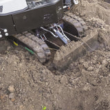 Bobmaster Plus diesel minigraver - 970 kg med drejearm og justerbar undervogn, inkl. skovlsæt