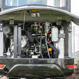 Bobmaster Premium diesel minigraver - 1900 kg med drejearm og joystick, inkl. skovlsæt
