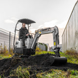 Bobmaster Basic diesel minigraver - 850 kg, inkl. skovlsæt