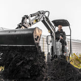 Bobmaster Basic diesel minigraver - 850 kg, inkl. skovlsæt