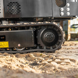 Bobmaster Pro diesel minigraver - 890 kg med drejearm, inkl. skovlsæt