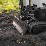 Bobmaster Pro diesel minigraver - 890 kg med drejearm, inkl. skovlsæt