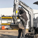 Bobmaster Pro diesel minigraver - 890 kg med drejearm, inkl. skovlsæt