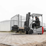 CSX12-3 – El gaffeltruck 3-hjulet, kapacitet 1200 kg, løftehøjde 4350 mm, Li-ion batteri