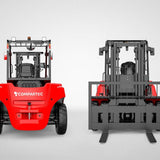 CSX TIER - El gaffeltruck 4-hjulet, kapacitet 7000 kg, løftehøjde 4800 mm, Li-ion batteri