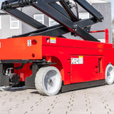 MaxLine Elektrisk Sakselift / Saxlift - arbejdshøjde op til 12 meter