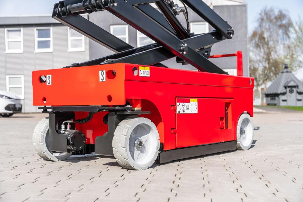 MaxLine Elektrisk Sakselift / Saxlift - arbejdshøjde op til 12 meter