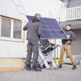 SolarClimber solcellelift – Effektiv transport af solpaneler op til 21 meter