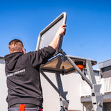 Weidemaster elektrisk minilæsser - løftekapacitet 500 kg, egenvægt 900 kg