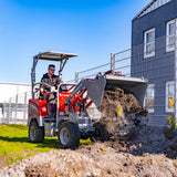 Weidemaster elektrisk minilæsser - løftekapacitet 500 kg, egenvægt 900 kg