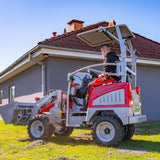 Weidemaster elektrisk minilæsser - løftekapacitet 500 kg, egenvægt 900 kg