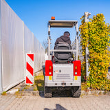 Weidemaster elektrisk minilæsser - løftekapacitet 500 kg, egenvægt 900 kg