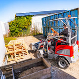 Weidemaster elektrisk minilæsser - løftekapacitet 500 kg, egenvægt 900 kg