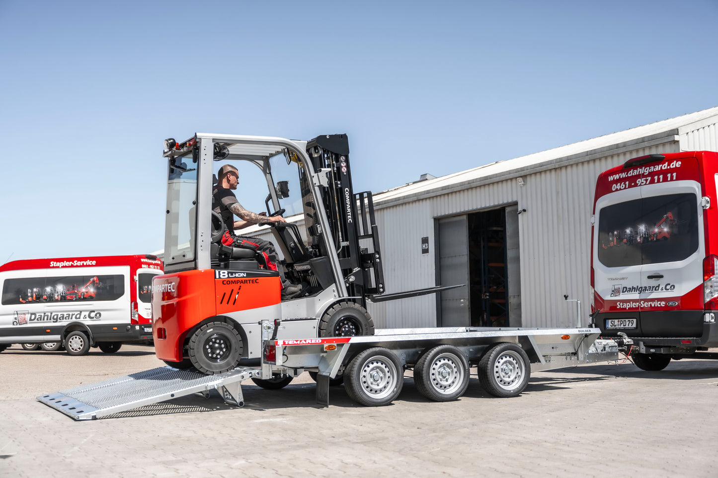 Maskintrailer BUILDER 3 3518/3 S 3,5T
