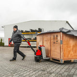 ForkLion PLUS El-palleløfter med støttehjul, 2000 kg kapacitet, inkl. batteri og oplader