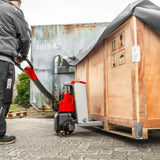 ForkLion PLUS El-palleløfter med støttehjul, 2000 kg kapacitet, inkl. batteri og oplader