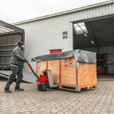 ForkLion PLUS El-palleløfter med støttehjul, 2000 kg kapacitet, inkl. batteri og oplader