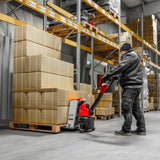 ForkLion PLUS El-palleløfter med støttehjul, 2000 kg kapacitet, inkl. batteri og oplader