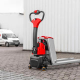 ForkLion PLUS El-palleløfter med støttehjul, 2000 kg kapacitet, inkl. batteri og oplader