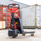 PAKKETILBUD: 4 x ForkLion El-palleløfter - 1500 kg kapacitet, inkl. batteri og oplader