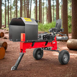 WoodMaster CWM12B – 12 ton benzin brændekløver (vandret)