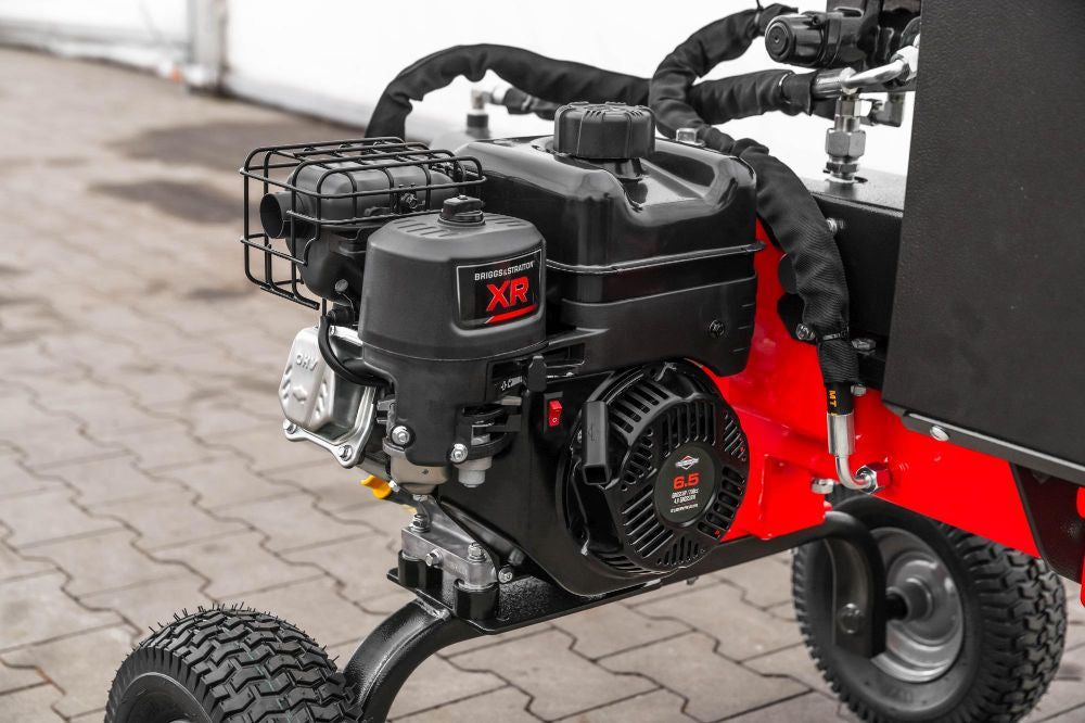 WoodMaster CWM12B – 12 ton benzin brændekløver (vandret)