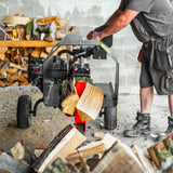 WoodMaster CWM12B – 12 ton benzin brændekløver (vandret)