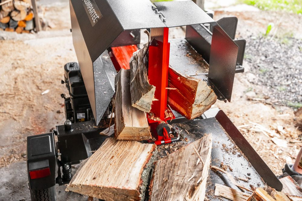 WoodMaster CWM22B – 22 ton benzin brændekløver (vandret)