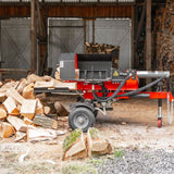 WoodMaster CWM22B – 22 ton benzin brændekløver (vandret)