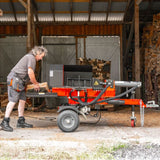 WoodMaster CWM22E – 22 ton elektrisk brændekløver 400 V (vandret)