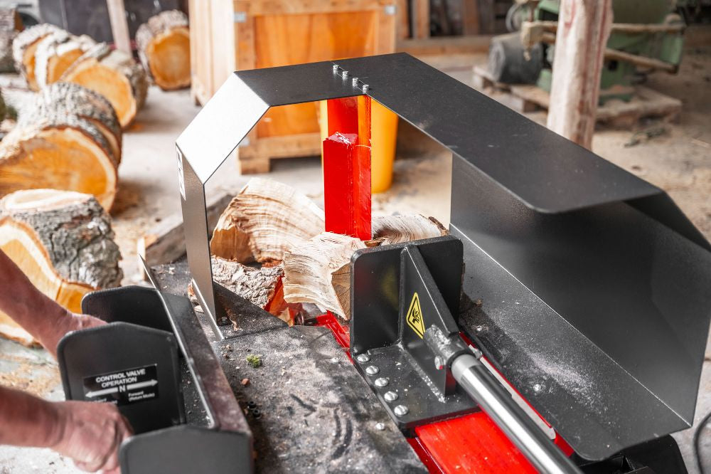 WoodMaster CWM22E – 22 ton elektrisk brændekløver 400 V (vandret)