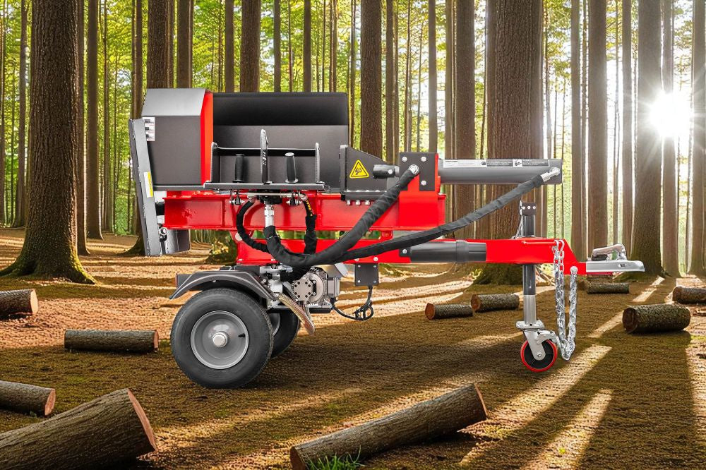 WoodMaster CWM22E – 22 ton elektrisk brændekløver 400 V (vandret)