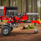 WoodMaster CWM22B – 22 ton benzin brændekløver (vandret)
