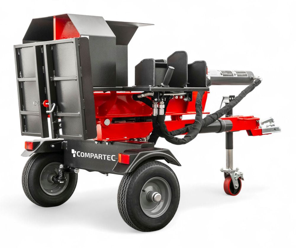 WoodMaster CWM22B – 22 ton benzin brændekløver (vandret)