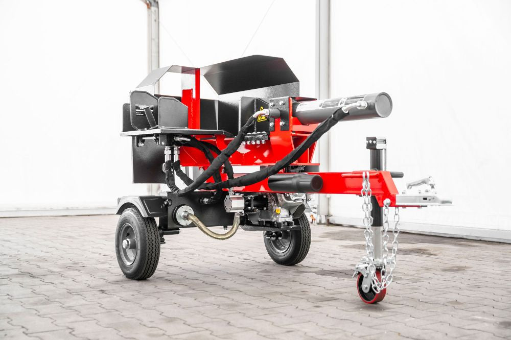 WoodMaster CWM22B – 22 ton benzin brændekløver (vandret)