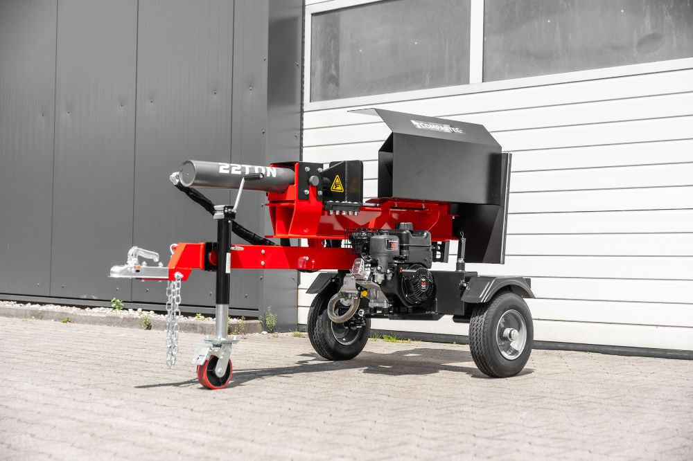 WoodMaster CWM22B – 22 ton benzin brændekløver (vandret)