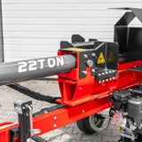 WoodMaster CWM22B – 22 ton benzin brændekløver (vandret)