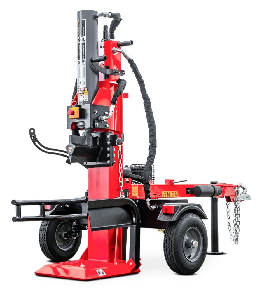 WoodMaster CWM35B – 35 ton benzin brændekløver (lodret)
