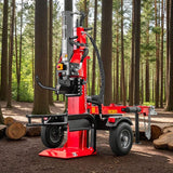 WoodMaster CWM35B – 35 ton benzin brændekløver (lodret)