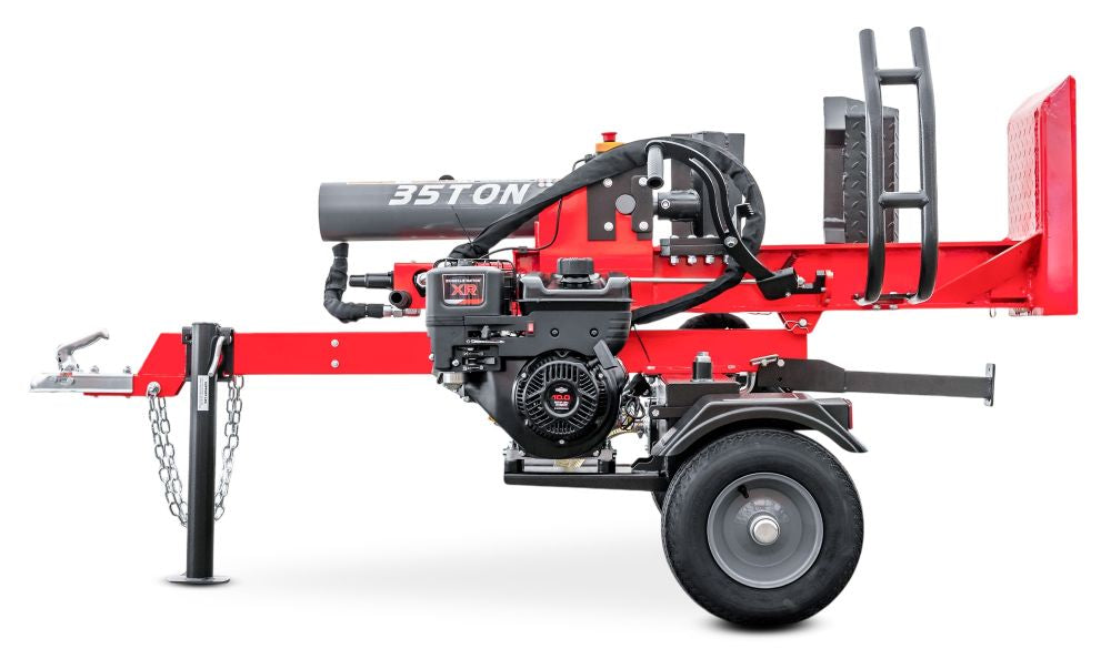 WoodMaster CWM35B – 35 ton benzin brændekløver (lodret)