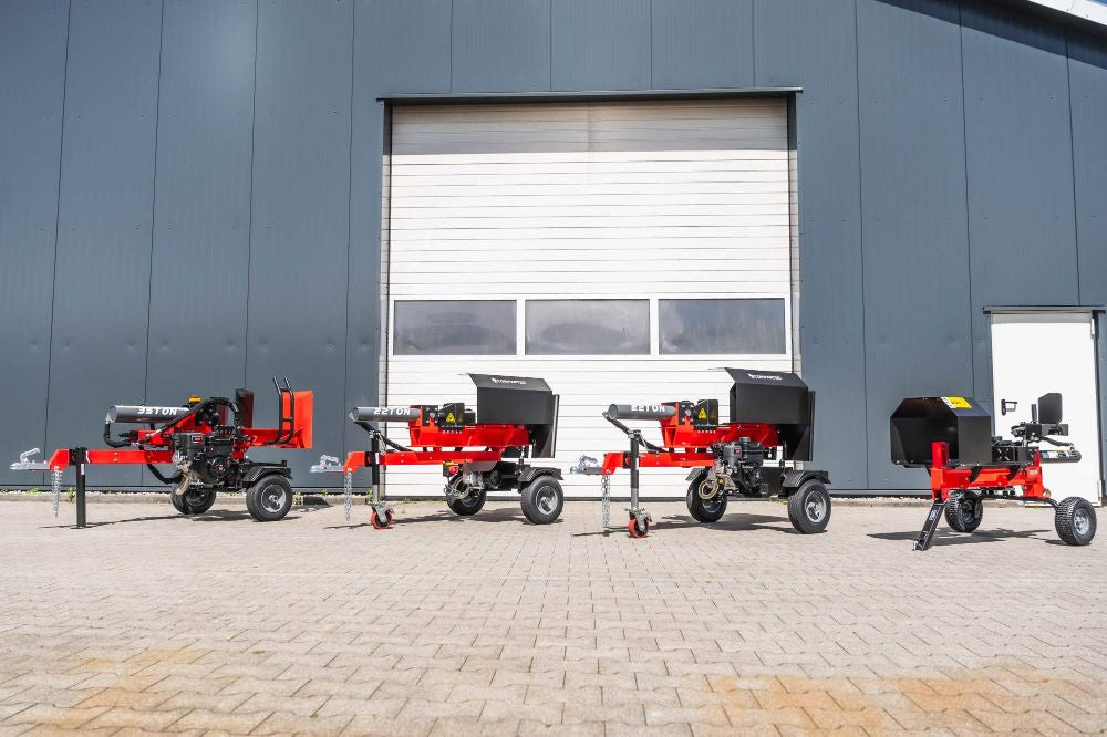WoodMaster CWM35B – 35 ton benzin brændekløver (lodret)