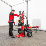 WoodMaster CWM35B – 35 ton benzin brændekløver (lodret)