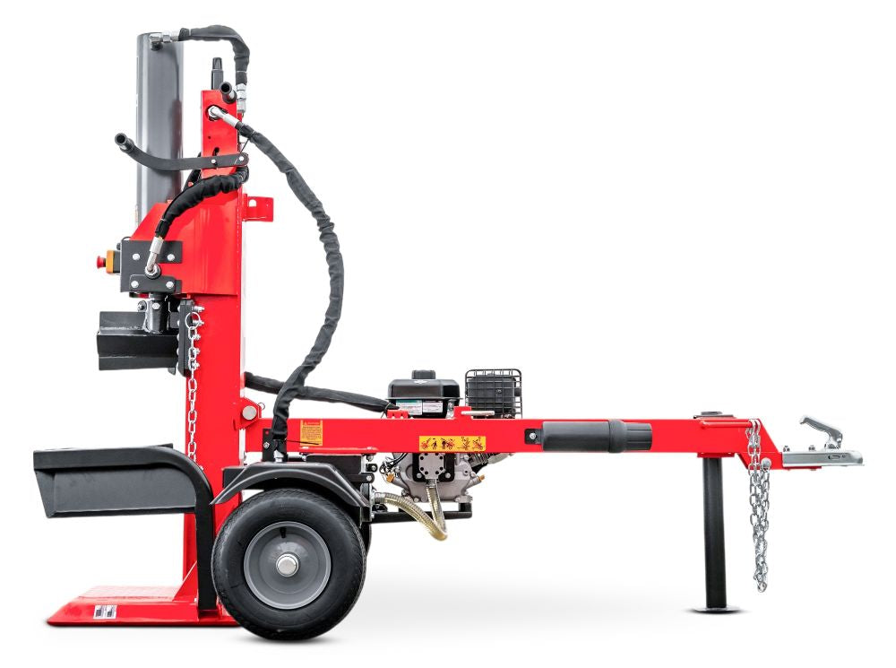 WoodMaster CWM35B – 35 ton benzin brændekløver (lodret)