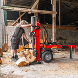 WoodMaster CWM35B – 35 ton benzin brændekløver (lodret)