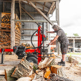 WoodMaster CWM35B – 35 ton benzin brændekløver (lodret)