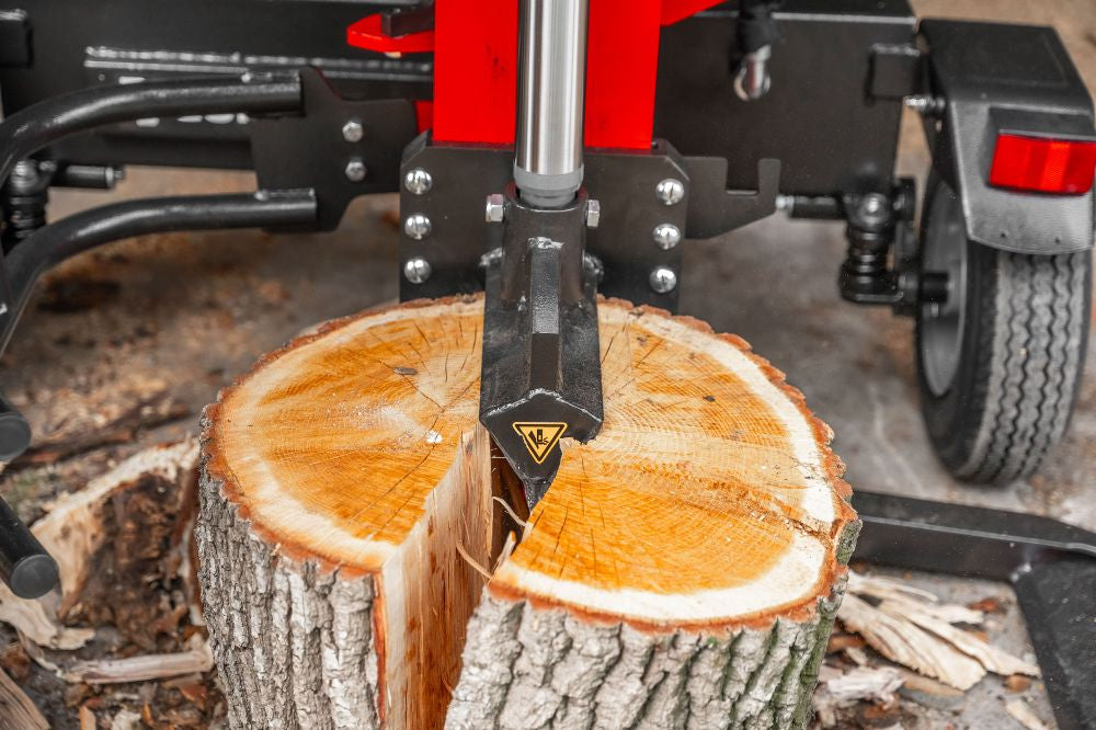 WoodMaster CWM35B – 35 ton benzin brændekløver (lodret)