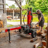 WoodMaster CWM35B – 35 ton benzin brændekløver (lodret)